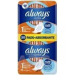 Always Ultra Duo 20 pcs Normal Plus 1×20 pcs, serviettes hygiéniques