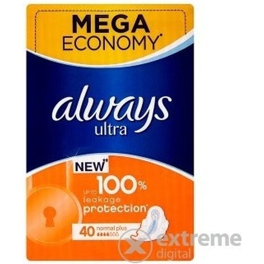 Always Ultra Duo 20 pcs Normal Plus 1×20 pcs, serviettes hygiéniques