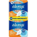 Always Ultra Duo 20 pcs Normal Plus 1×20 pcs, serviettes hygiéniques