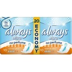 Always Ultra Duo 20 pcs Normal Plus 1×20 pcs, serviettes hygiéniques