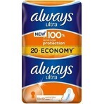 Always Ultra Duo 20 pcs Normal Plus 1×20 pcs, serviettes hygiéniques