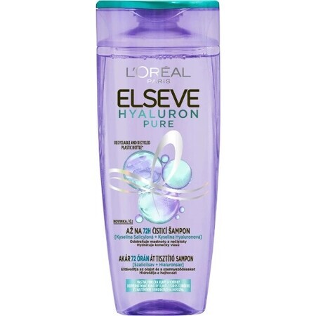 L'Oréal Paris Elseve Hyaluron Pure Șampon, 250 ml 1×250 ml, șampon