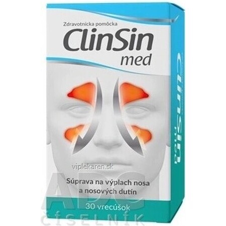 CLIN SIN Solution de miel pour lavages nasaux 1×30 pcs, solution