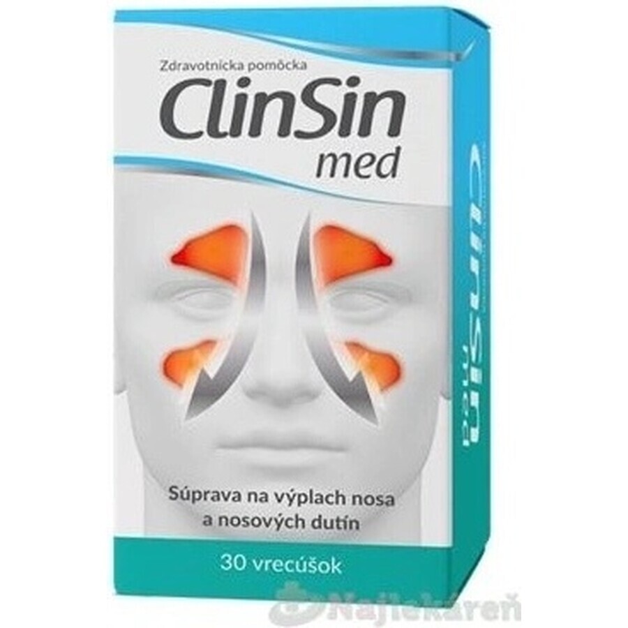 CLIN SIN Solution de miel pour lavages nasaux 1×30 pcs, solution