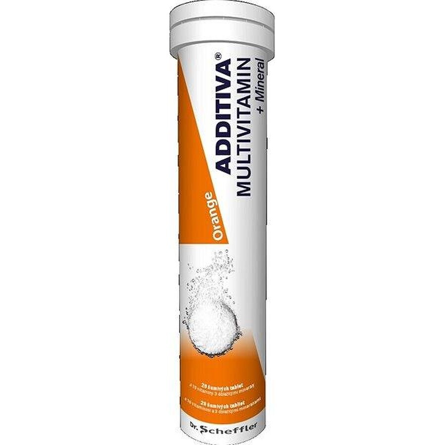 ADDITIVA MULTIVITAMINE + Minéral, Orange 1×20 tbl