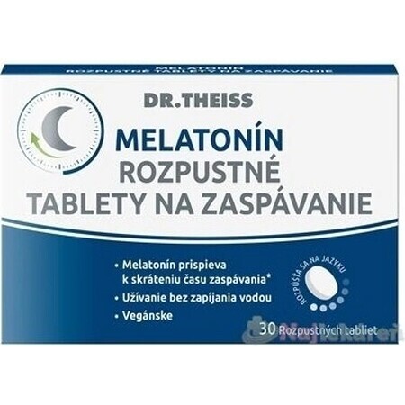 DR.THEISS Melatonin Schlaftabletten 1×30 tbl, Schlaftabletten