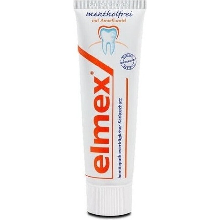 ELMEX MENTHOL-VRIJ TOOTH PASTE 1×75 ml, zonder menthol