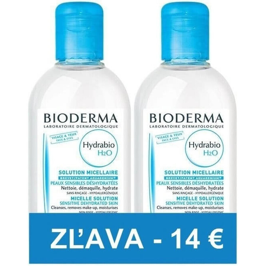 BIODERMA Hydrabio H2O FESTIVAL 2×500 ml