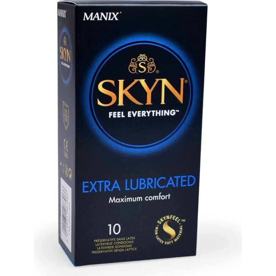 Manix Skyn Extra Lubrifié 1×10 pcs, préservatifs