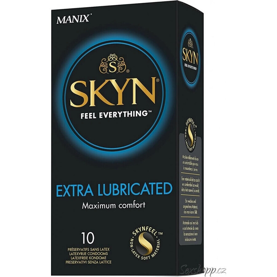 Manix Skyn Extra Lubrifié 1×10 pcs, préservatifs