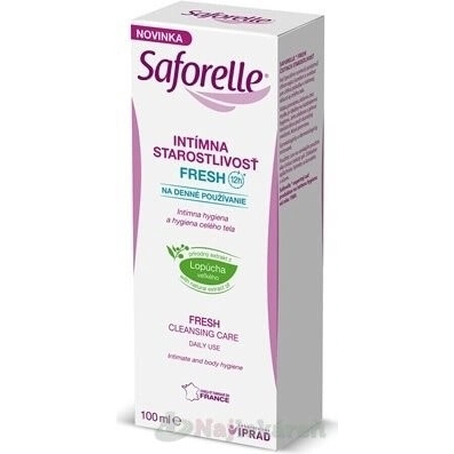 Saforelle gel intime FRESH 1×100 ml, gel