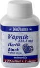 MedPharma CALCIUM 333,3 mg + Magnesium + Zinc 1×37 tbl, calcium + magnesium + zinc