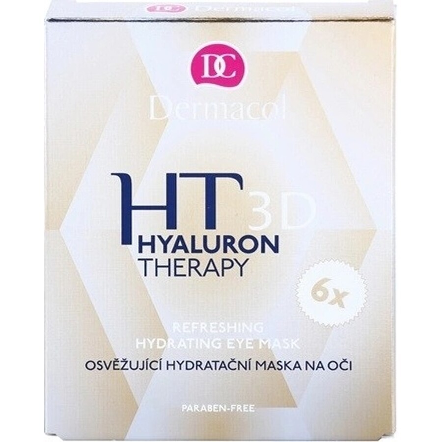 DERMACOL HYALURON THERAPY 3D Oogmasker 6×6 g, oogmasker