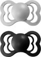 BIBS Supreme Silicone Cloud/Noir 1&#215;2pcs - taille 1