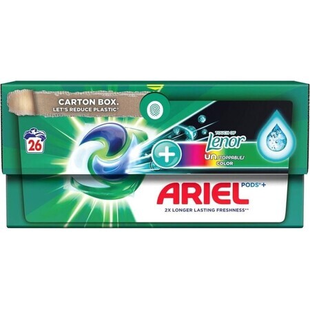 Ariel All-in-1 PODS All-in-1 PODS Lenor Unstoppables, capsules de gel de lavage, 26 lavages 1×26 lavages