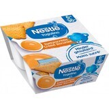 Nestlé YOGOLINO Biscuits 4×100 g, dessert au lait