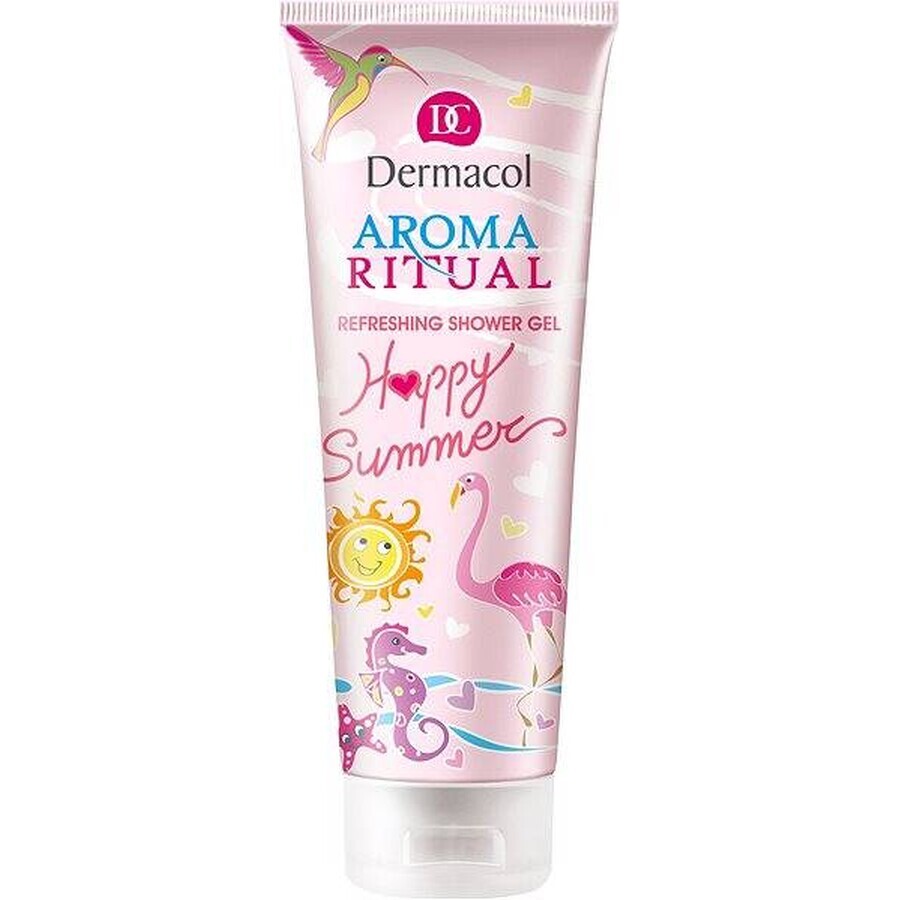 Dermacol Aroma Ritual Douchegel Happy Summer 1×250 ml, zacht