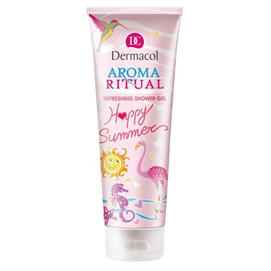 Dermacol Aroma Ritual Douchegel Happy Summer 1×250 ml, zacht