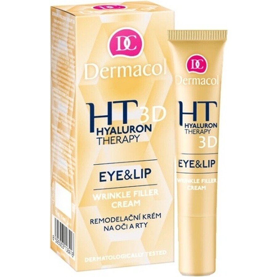 DERMACOL HYALURON THERAPY 3D Eye and Lip Contour 1×15 ml, eye cream