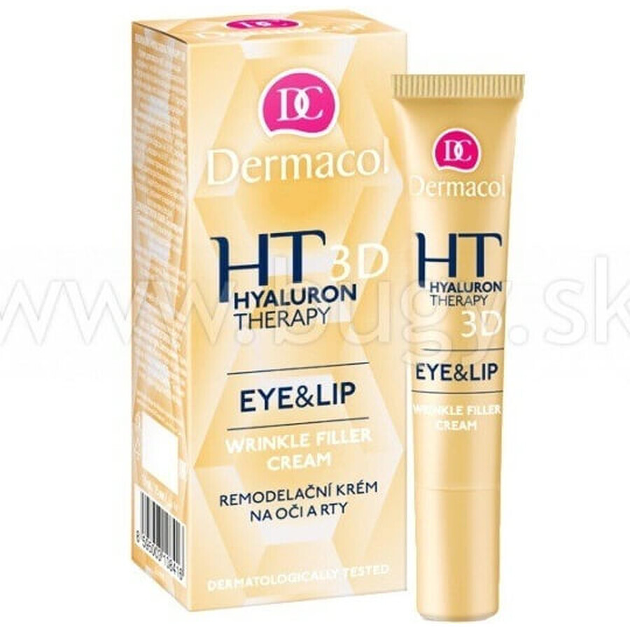 DERMACOL HYALURON THERAPY 3D Eye and Lip Contour 1×15 ml, eye cream