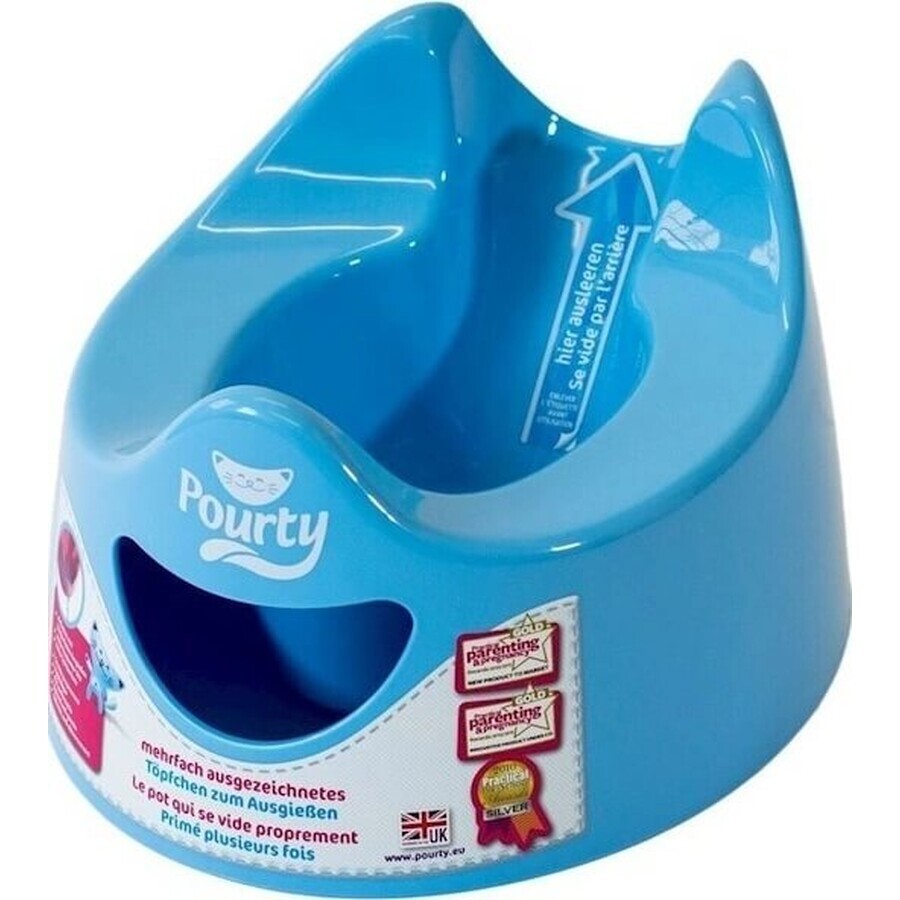 POURTY 1×1 pot avec lavage facile, bleu