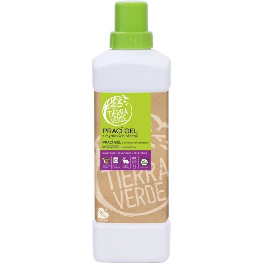 Tierra Verde Laundry Gel Lavender Lavender 1×1000 ml, laundry gel