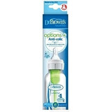 Dr.BROWN'S BABY FOTTLE OPTIONS+ 250 ml 1×1 st, smal, 0M+, antikoliek, kunststof, wit