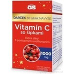 GS Vitamine C1000 avec cynorrhodon 1×130 tbl, complément alimentaire