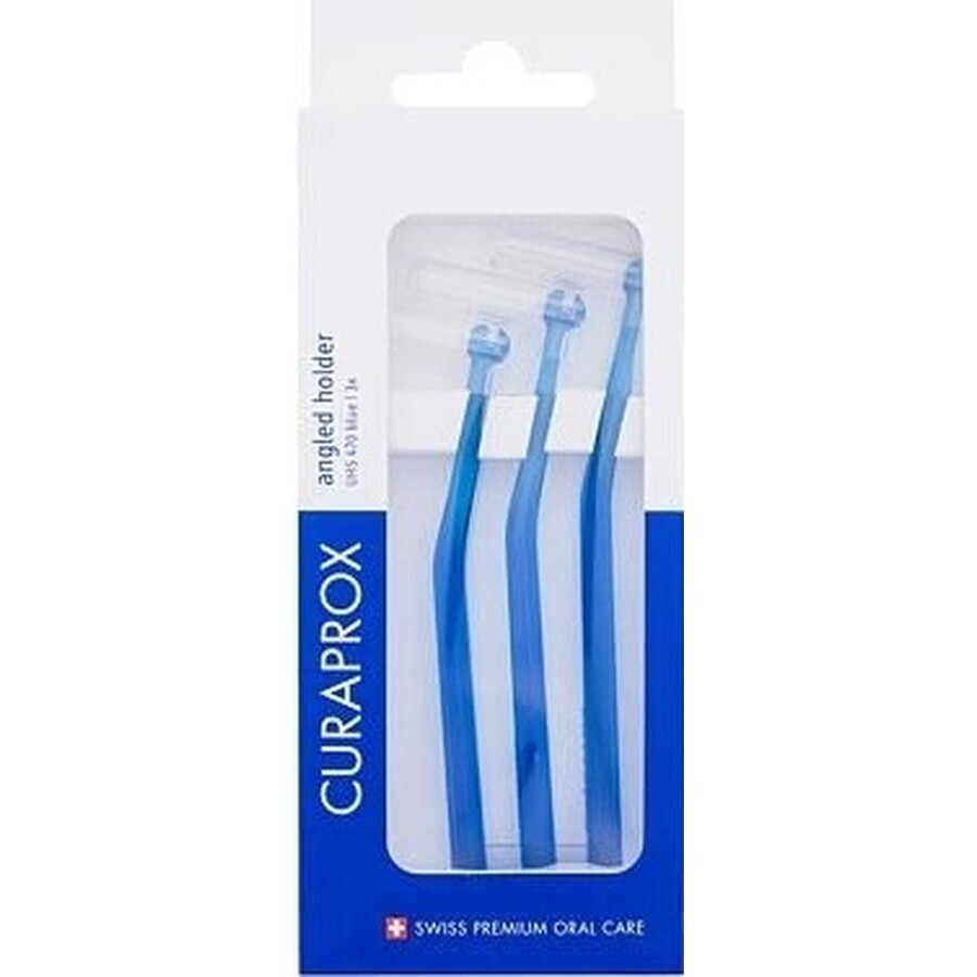 CURAPROX UHS 470 soporte azul 1×3 piezas, cepillo interdental