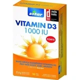 VITAR Vitamin D3 Forte 1000IU 1×90 tbl 1×90 tbl, une dose puissante de vitamine D3 solaire
