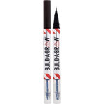 Maybelline New York Build A Brow 260 Deep Brown 1×1 Marqueur et gel à sourcils 1×1, Marqueur et gel à sourcils