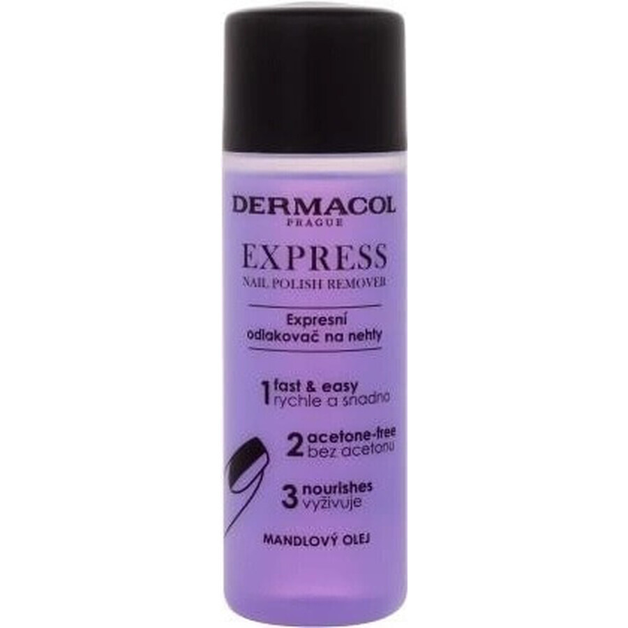 Dermacol Express nagellak remover 1×120 ml, nagellak remover