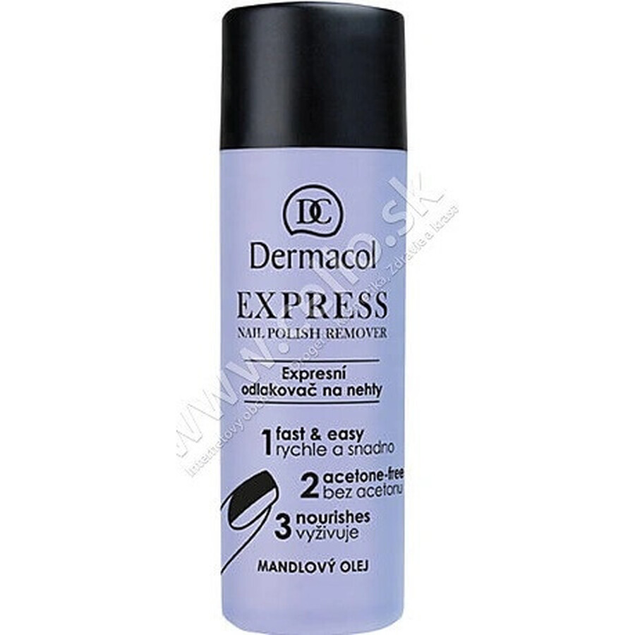 Dermacol Express nagellak remover 1×120 ml, nagellak remover