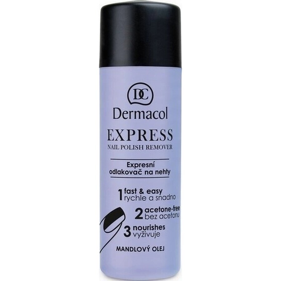 Dermacol Express nagellak remover 1×120 ml, nagellak remover