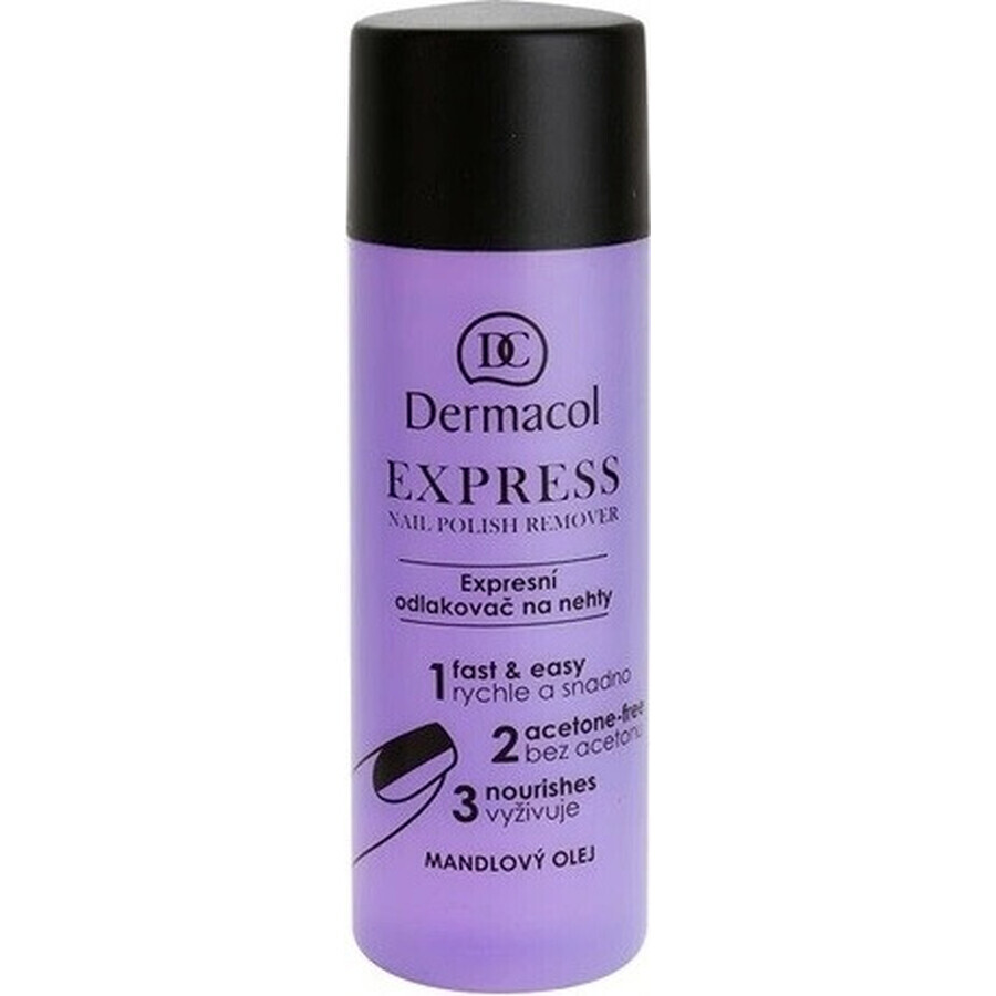 Dermacol Express nagellak remover 1×120 ml, nagellak remover