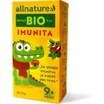 Allnature Organic Children's Tea Immunity 20×1,5 g, thé pour enfants