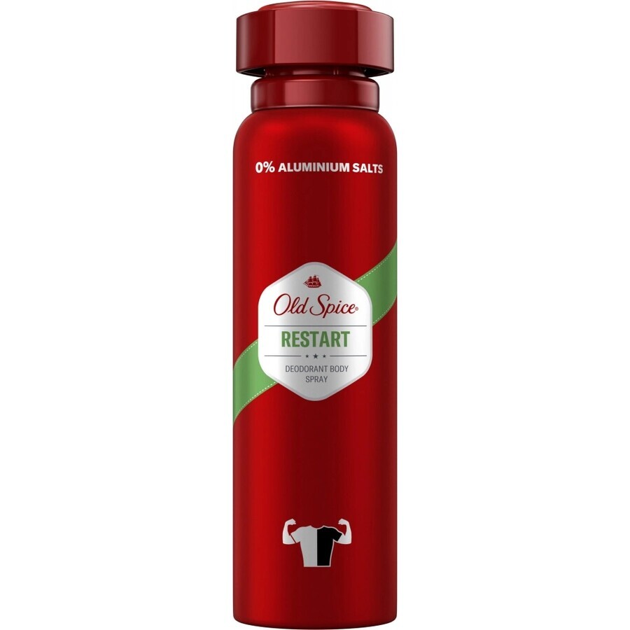 OLD SPICE SPRAY RESTART 1×150 ml, déodorant