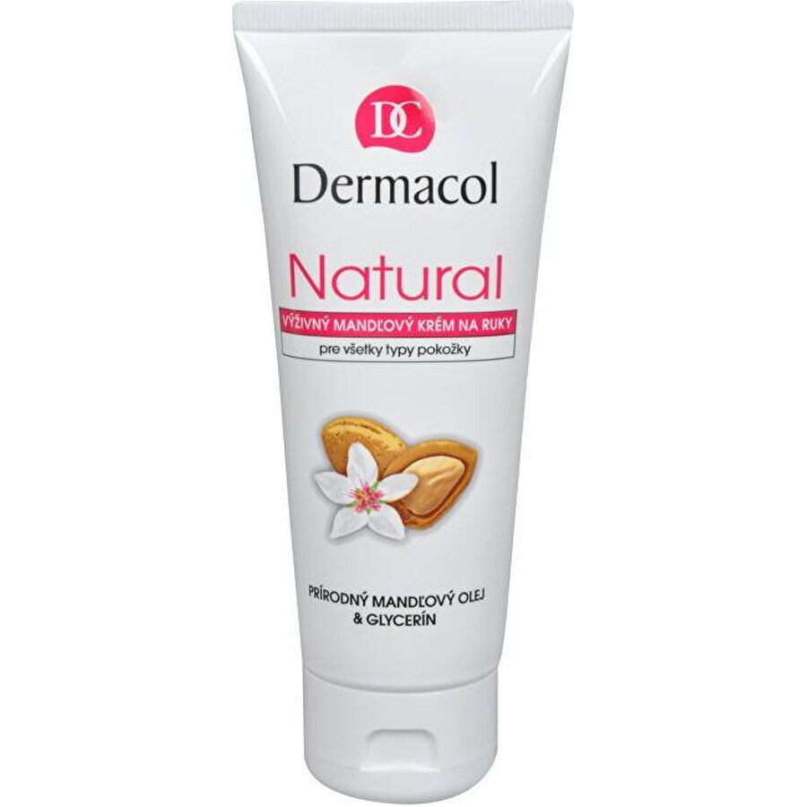 DERMACOL NATURAL DERMACOL NATURAL Crème pour les mains à l'amande 1×100 ml, crème pour les mains