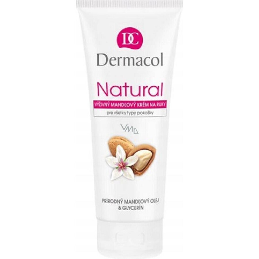 DERMACOL NATURAL DERMACOL NATURAL Crème pour les mains à l'amande 1×100 ml, crème pour les mains