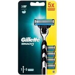 GILLETTE MACH3 SHAVER + 5NH Set 1×1, scheerapparaat + 5 reservekoppen