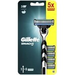 GILLETTE MACH3 SHAVER + 5NH Set 1×1, scheerapparaat + 5 reservekoppen