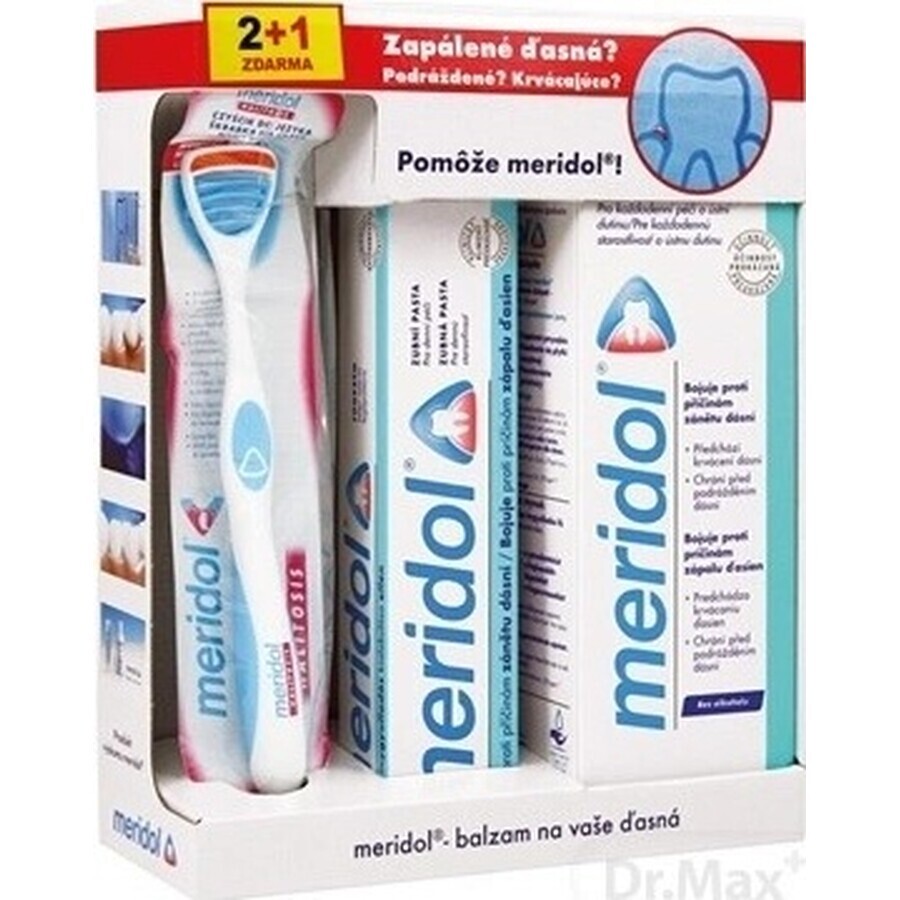 SYSTEME MERIDOL POUR LES gencives douloureuses et saignantes 1×1 set, hygiène dentaire