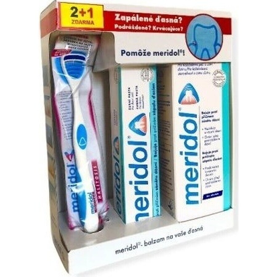 SYSTEME MERIDOL POUR LES gencives douloureuses et saignantes 1×1 set, hygiène dentaire