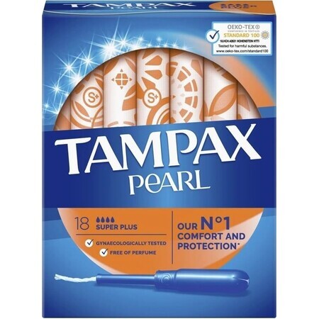 Tampax NON-PLASTIC Super Plus 18 stuks 1×18 stuks, maandverband