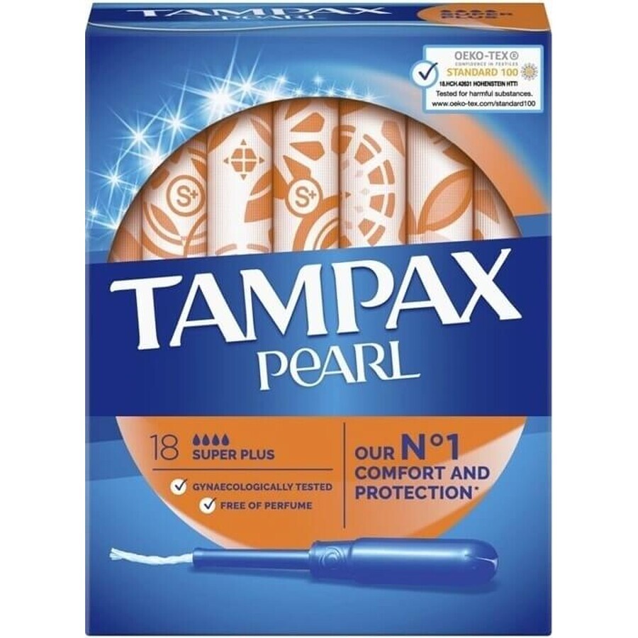 Tampax NON-PLASTIC Super Plus 18 stuks 1×18 stuks, maandverband