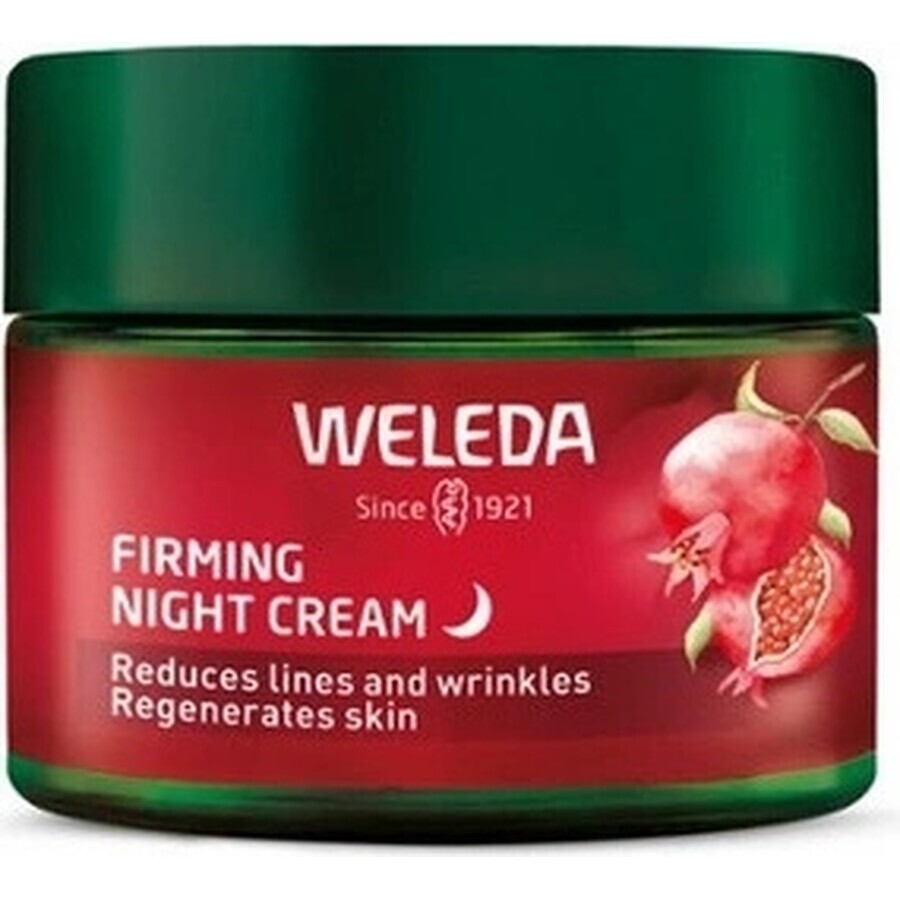 Weleda crème de nuit raffermissante à la grenade et aux peptides de Maca 1×1 pc, crème de nuit pour le visage