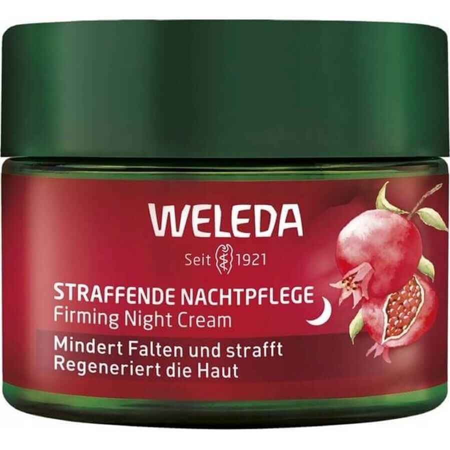 Weleda crème de nuit raffermissante à la grenade et aux peptides de Maca 1×1 pc, crème de nuit pour le visage