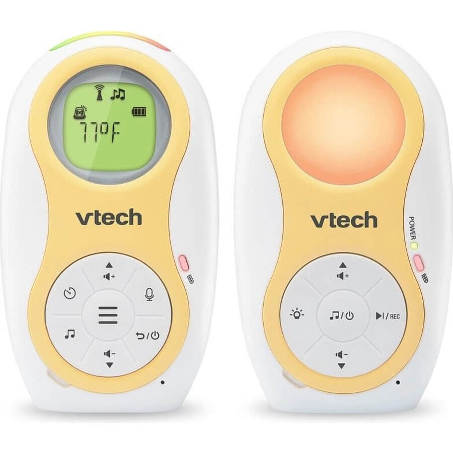 VTECH DM1215, moniteur de bébé à double batterie avec enregistrement audio 1×1pcs, moniteur de bébé