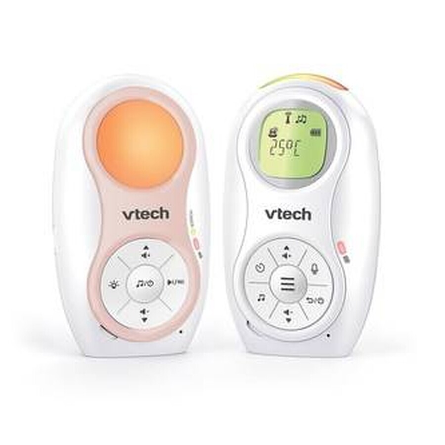 VTECH DM1215, moniteur de bébé à double batterie avec enregistrement audio 1×1pcs, moniteur de bébé