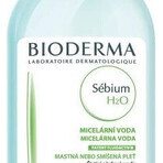 BIODERMA Sébium H2O eau micellaire pour peaux grasses et acnéiques 1×500 ml, eau micellaire